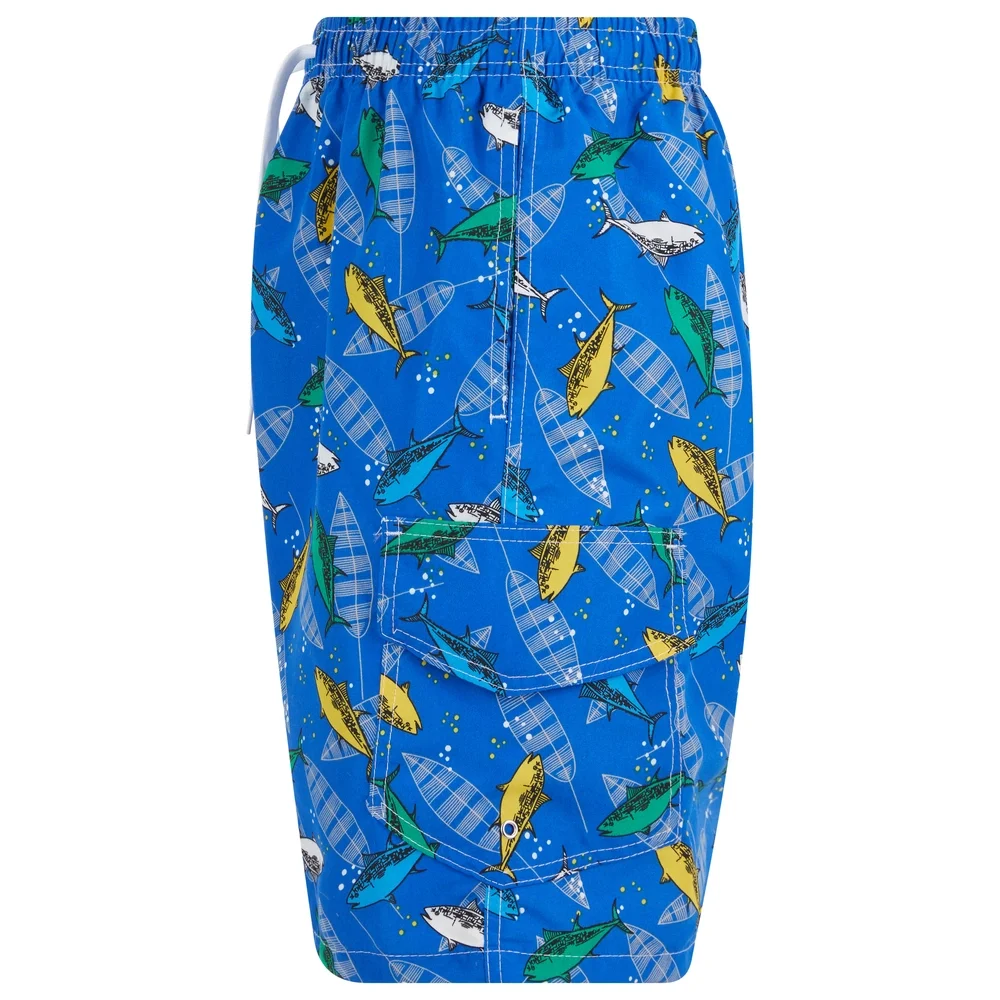 Mens Swim Trunks Swimming Cargo Shorts Bathing Suit, Small Medium Large X-Large
